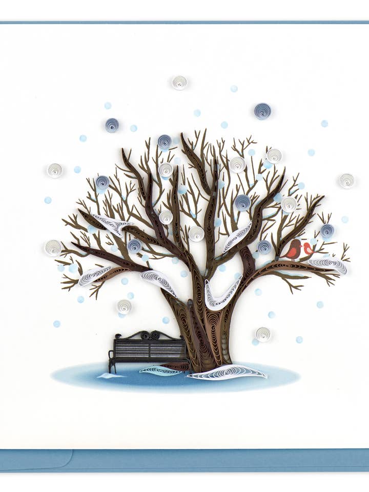 Vinter träd för wholesale av Quilling Card