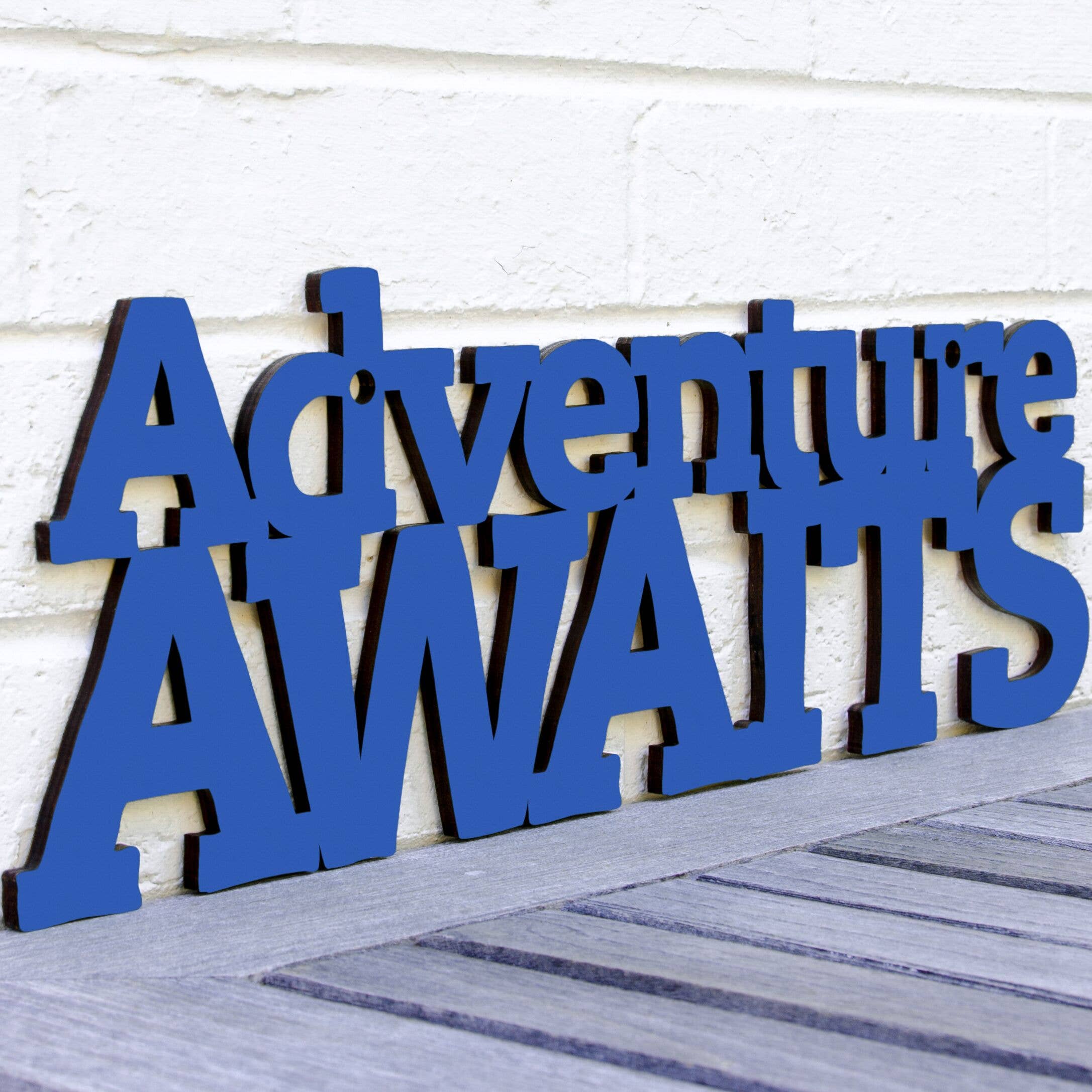 Spunky Fluff - Wholesale Wall Sign - Adventure Awaits Outdoor Lover Wall Art Sign20
