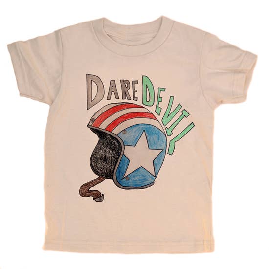 orangeheat - Wholesale Screen-printed t-shirt – Kids - Dare Devil - Kids Organic Tee/Long Sleeve