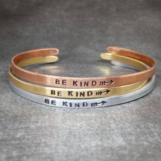 Be Kind Pulsera Skinny para venta al por mayor de Jenna Scifres Handmade Jewelry