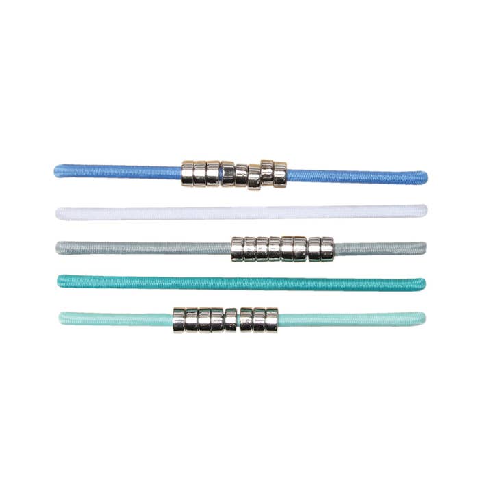 BANDED - Wholesale Hair Tie - La Mer Disk Embellished Ties1