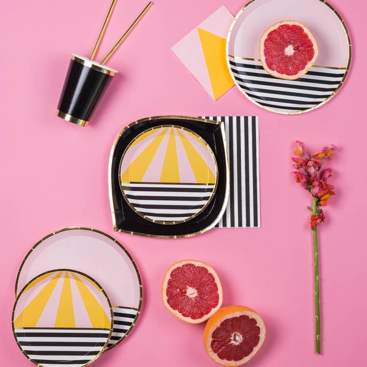 Jollity & Co. + Daydream Society - Wholesale Disposable Plate - Mod About You Dinner Plates - 8 Pk.1