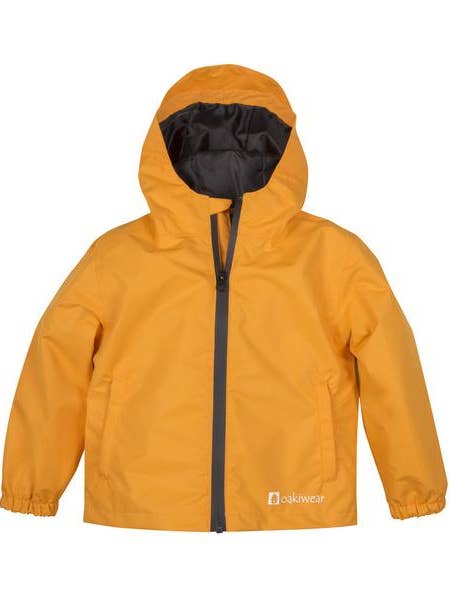 Jaqueta de chuva Shell, laranja lava por atacado de Oaki