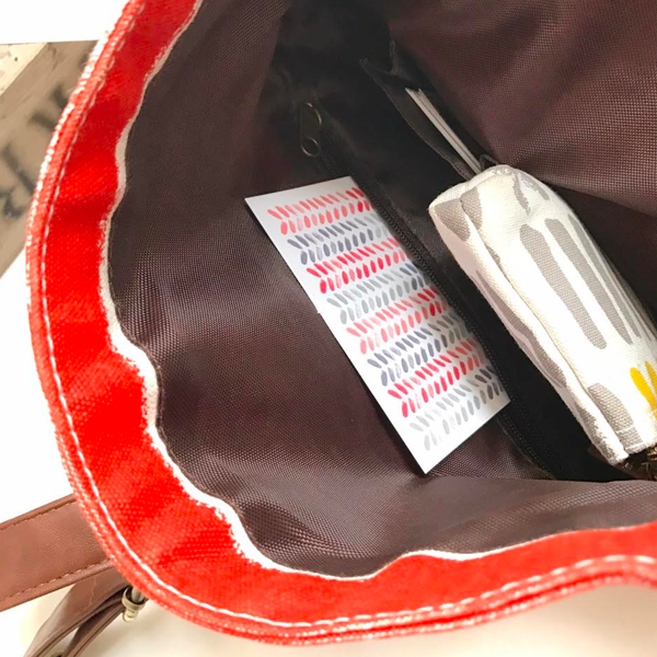 MAIKA - Wholesale Tote Bag - Women's - Carryall Tote, Stripes Charcoal2