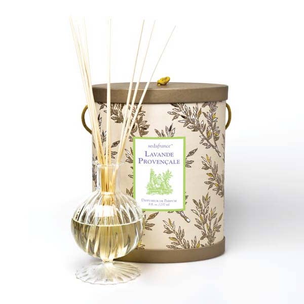 Lavande Provencale Classic Toile Diffuseur Set for wholesale by Seda France Candles