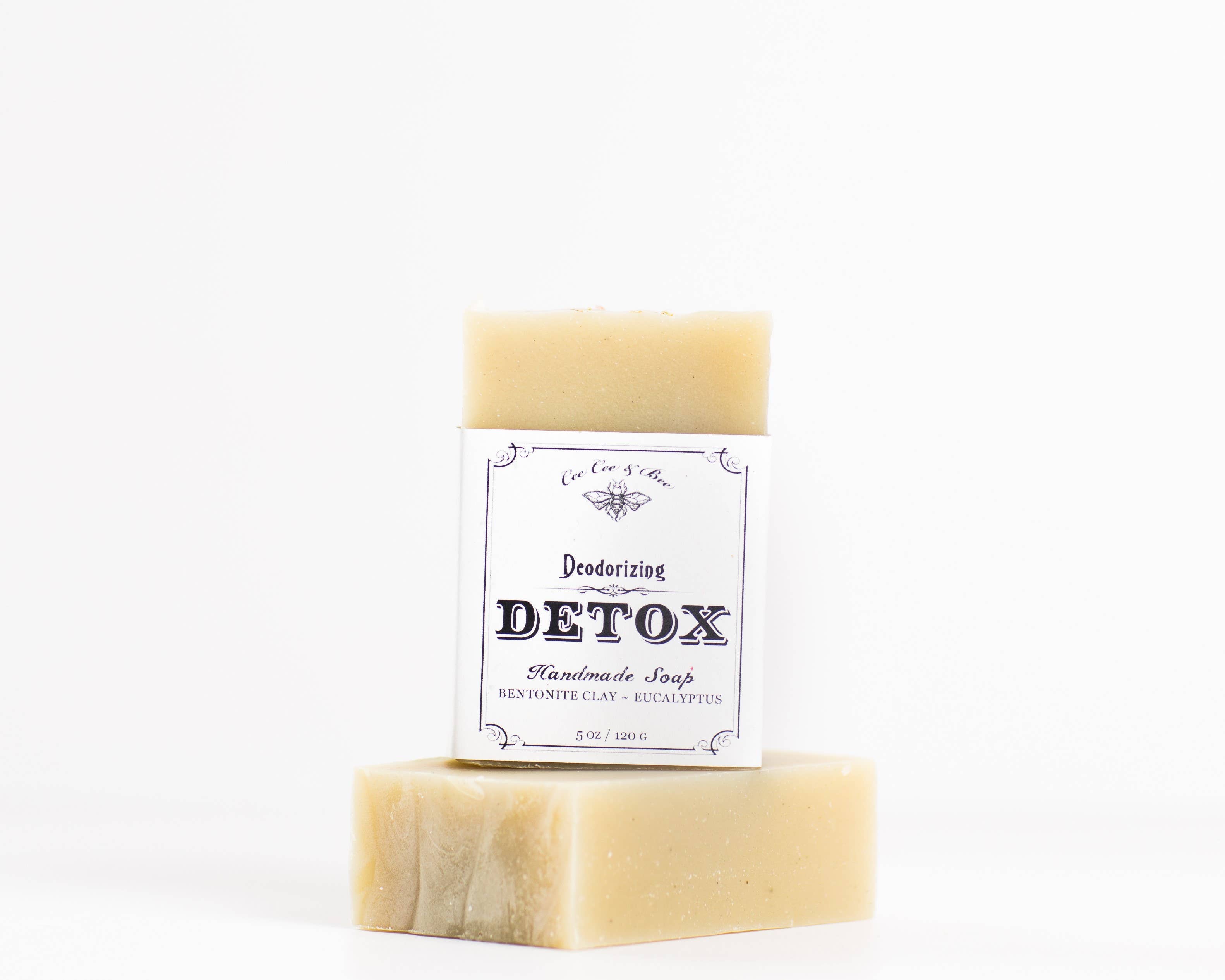 CeeCee & Bee - Wholesale Bar Soap - Eucalyptus Detox Soap Bar 3.8oz0