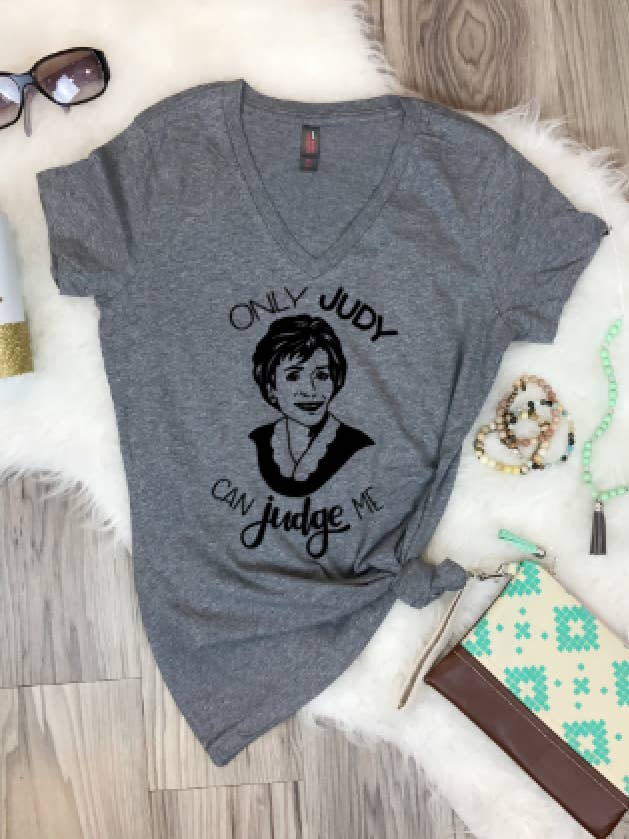 spillthebeansetc - Wholesale Screen Printed T-Shirt - Women's - Only Judy Can Judge Me Adult Tee Or Tank0