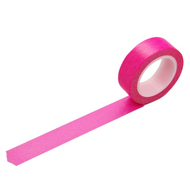 ÜBERBESTAND VERKAUF: Solides Neonpinkes Washi-Tape für den Großhandel von beve!