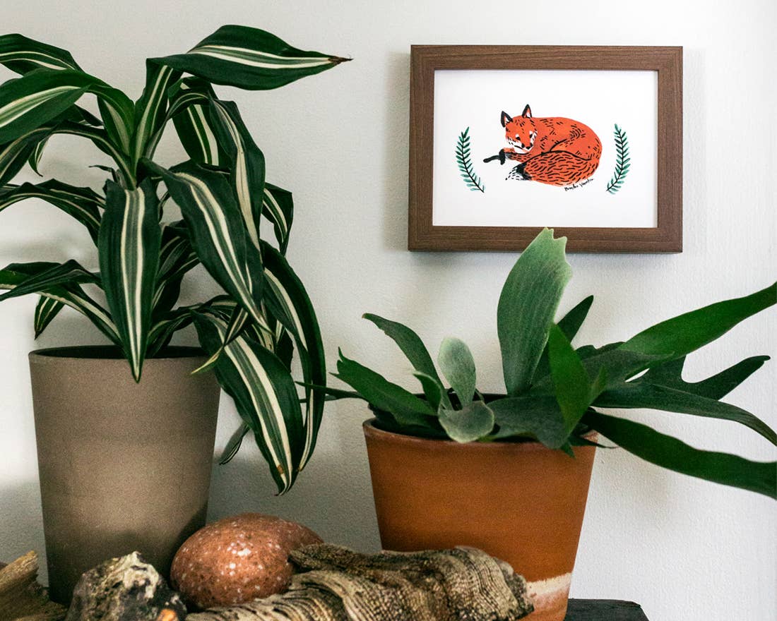 Wildship Studio - Wholesale Art Print - Red Fox Art Print2