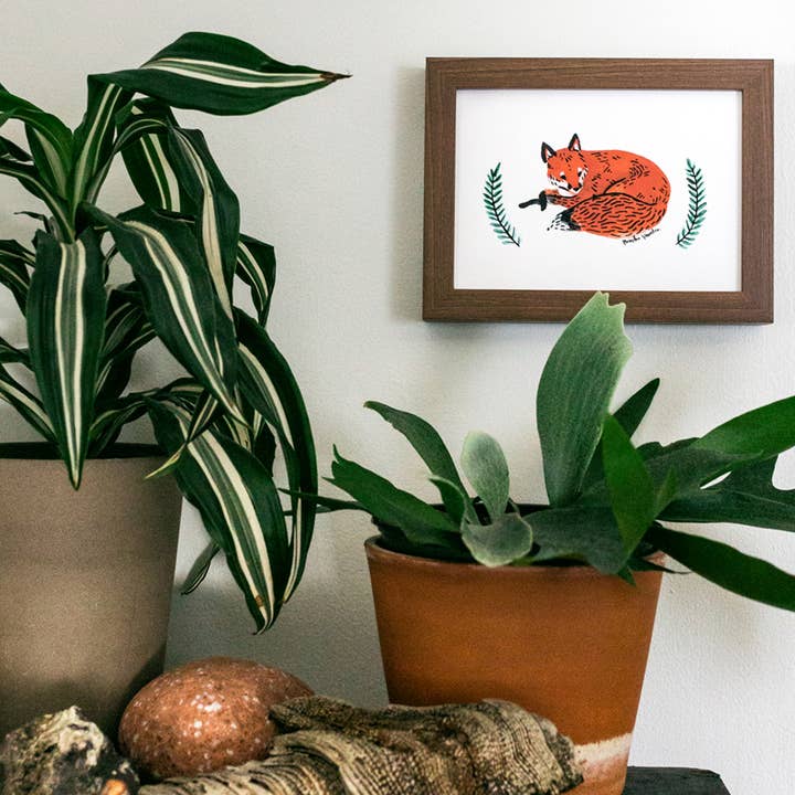 Wildship Studio - Wholesale Art Print - Red Fox Art Print2