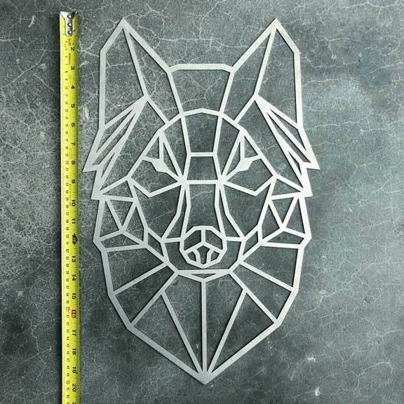 Sheet Metal Wolf for wholesale by The Southern Wolf