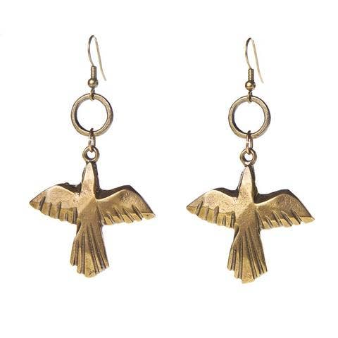 Native Bird Earrings for wholesale by Alkemie Jewelry