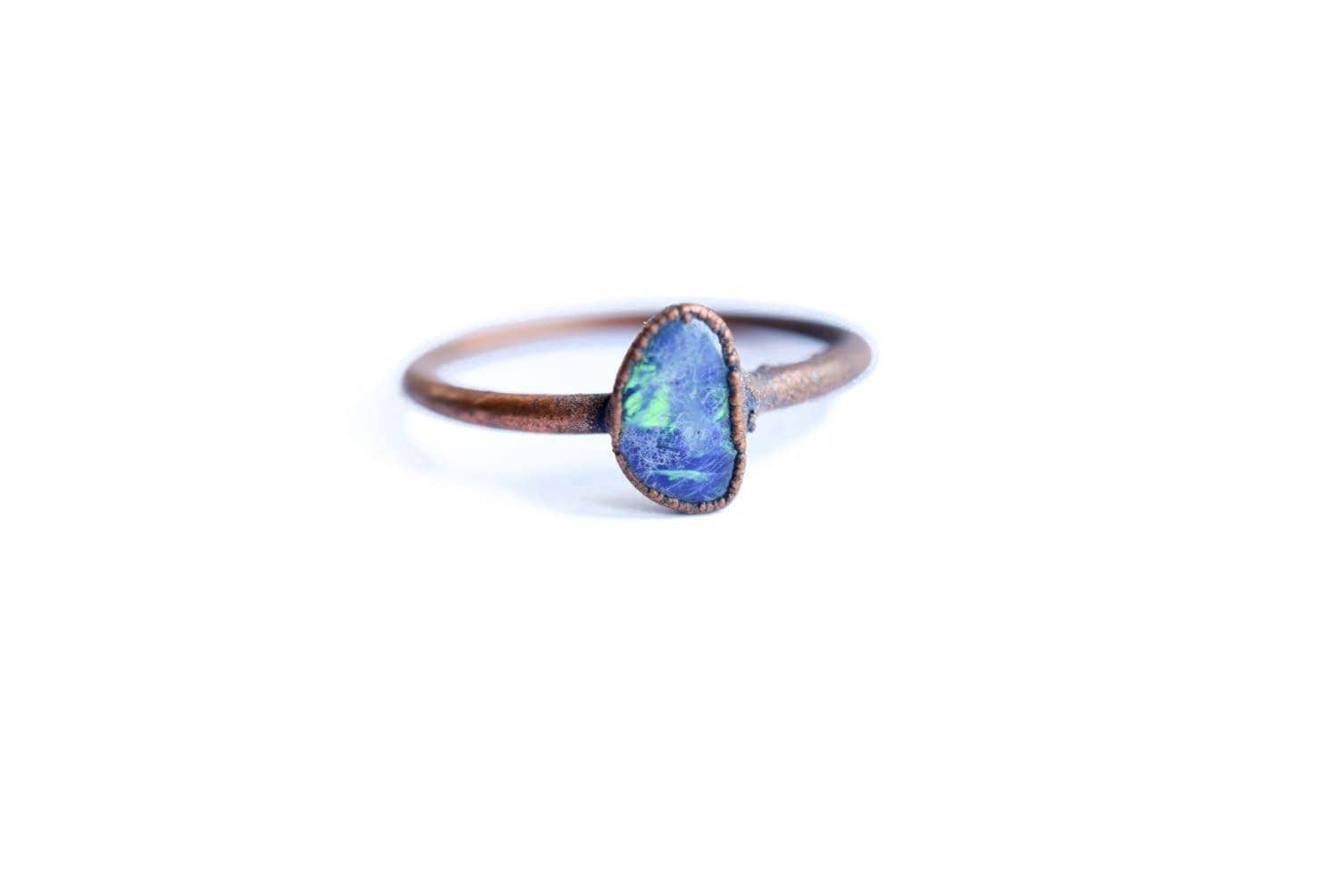 HAWKHOUSE - Wholesale Single Stone/Solitaire Ring - Fiery Opal Ring0