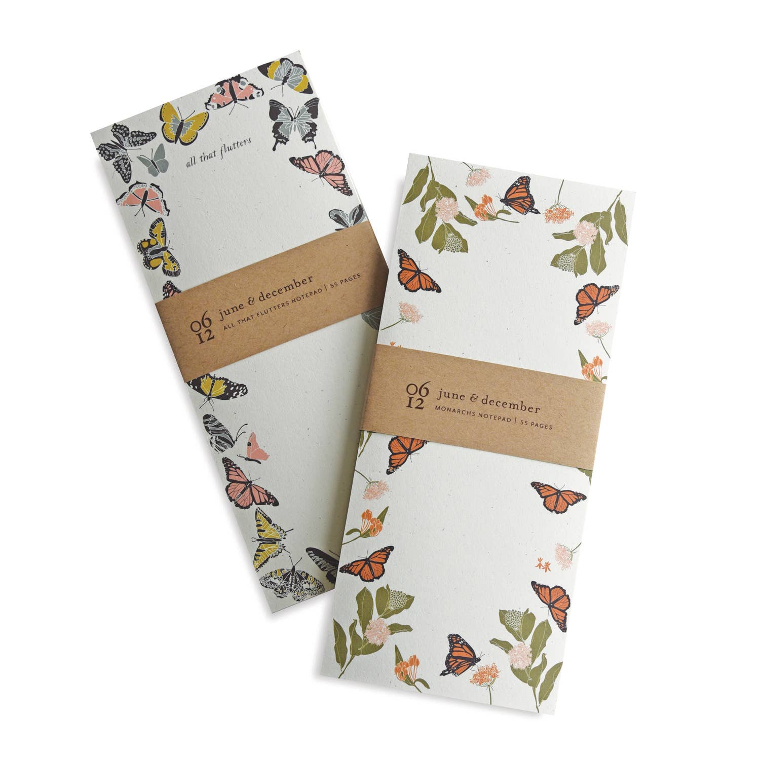 June & December - Wholesale Notepad - All That Flutters Notepad1