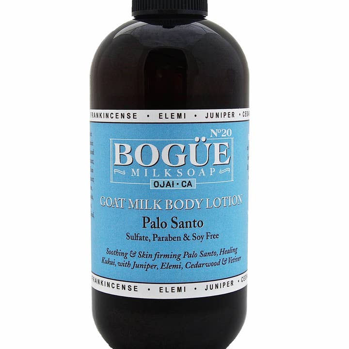 No20 Palo Santo Blend Goat Milk BodyLotion for wholesale by Bogue Milk Soap