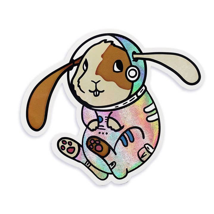 Space Coniglio Adesivo olografico per la vendita all'ingrosso da parte di Compoco