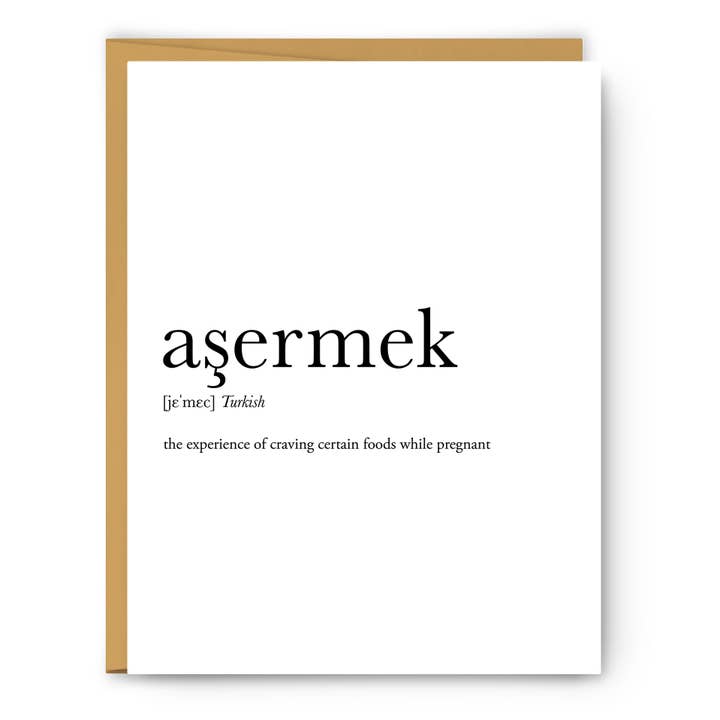 Asermek Definition - Everyday Card for wholesale by Footnotes