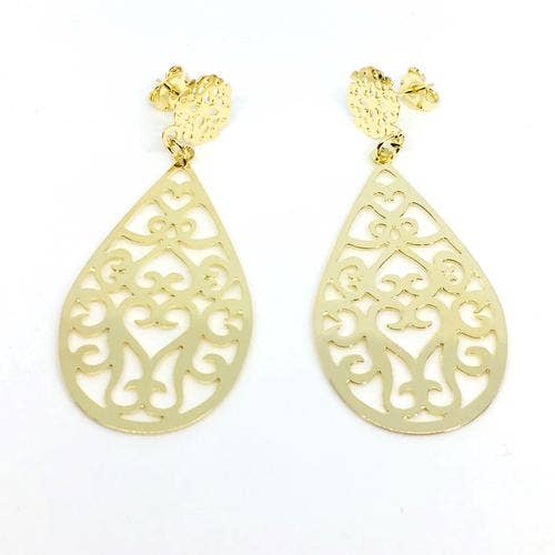 18K GL Gota La Serena Earrings for wholesale by Donna Italiana