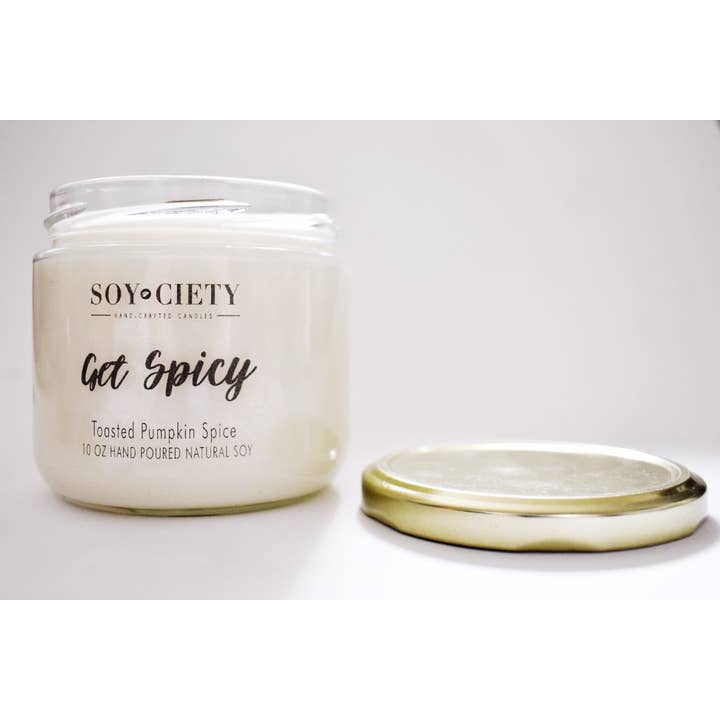 10oz Get Spicy for wholesale by Soyciety Candles