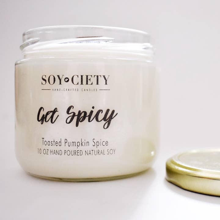 14.5oz Get Spicy for wholesale by Soyciety Candles