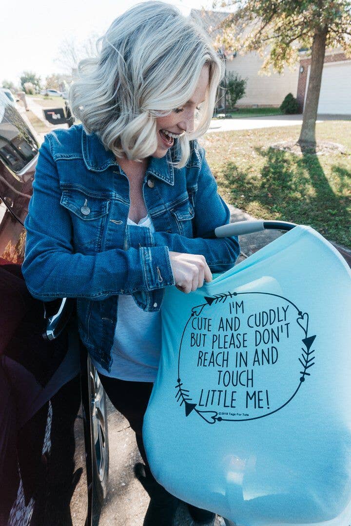 Three Little Tots - Wholesale Car Seat Cover - Kids & Baby - Blue Car Seat Cover2