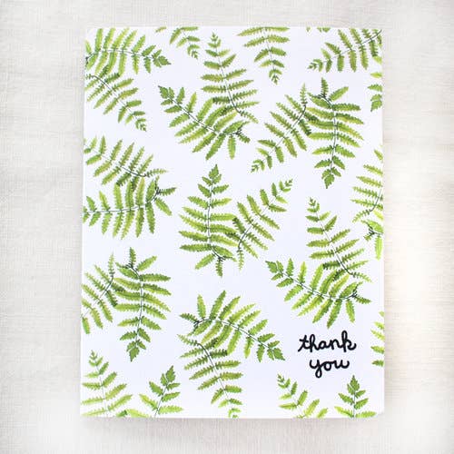 Obrigado Fern Card por atacado de Everbloom Paper
