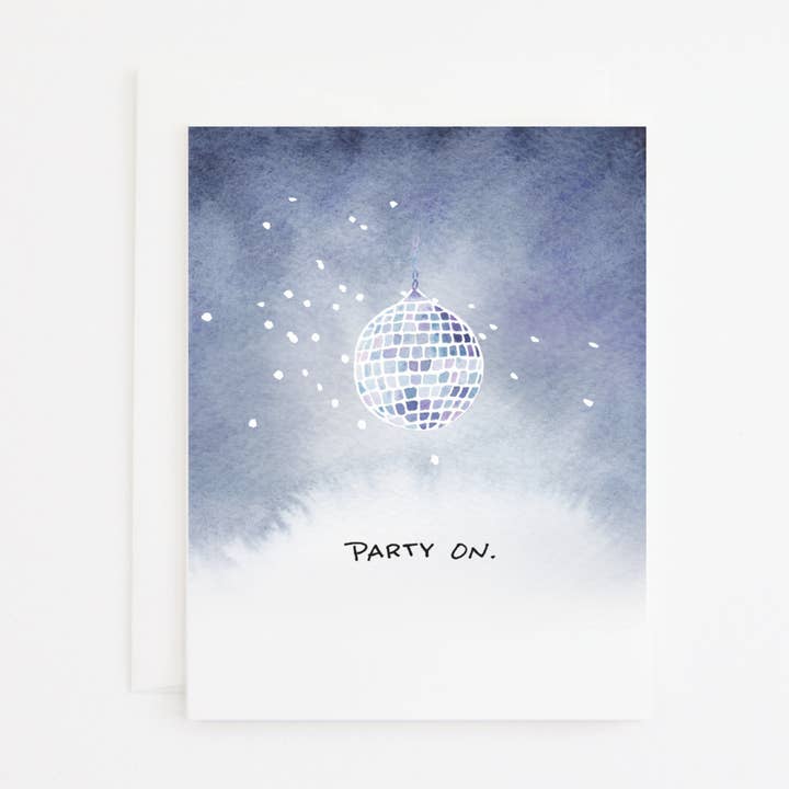 Party Sally - Wholesale Christmas Card - Party On Card0