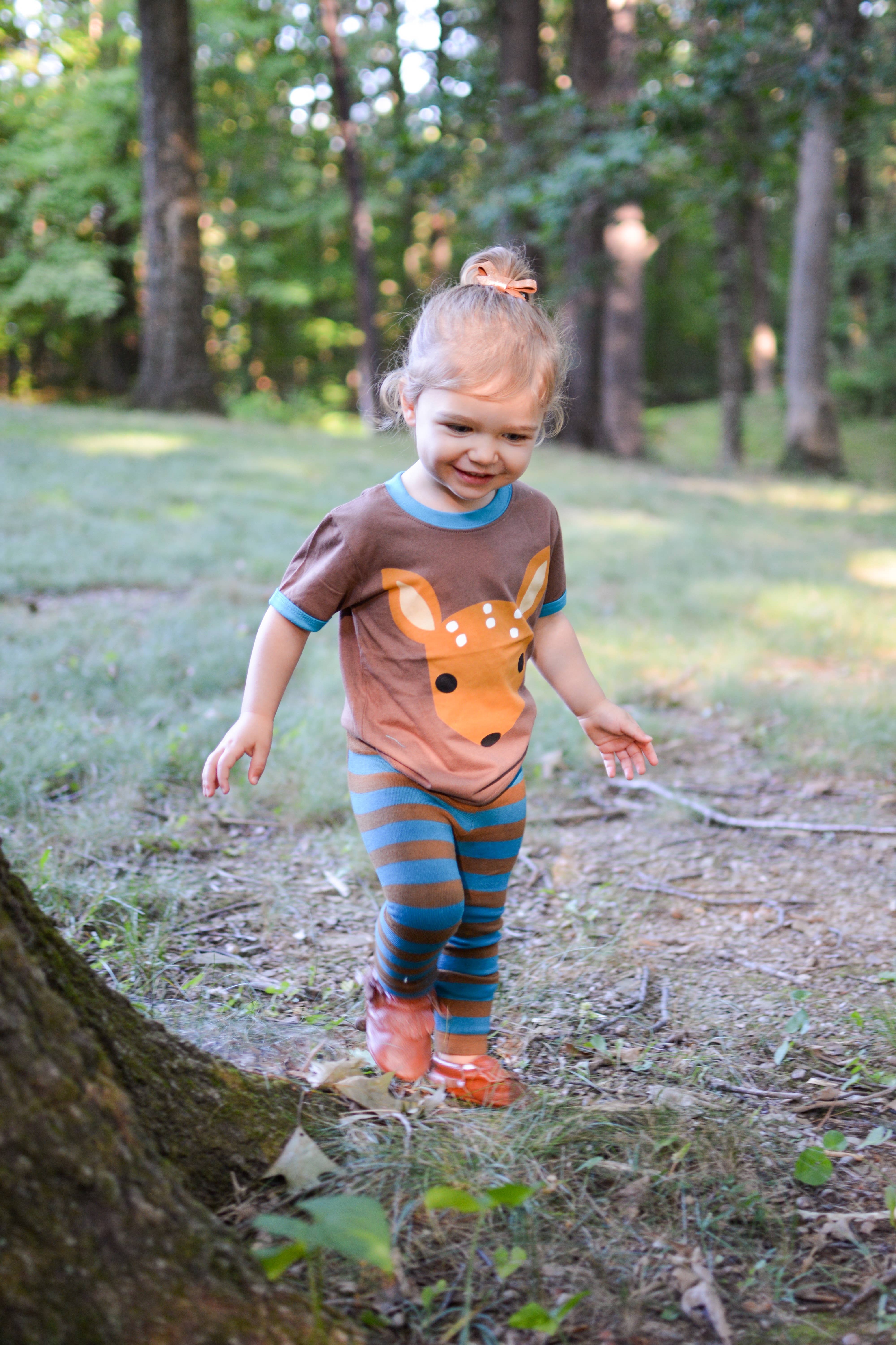 Doodle Pants - Wholesale Fashion Leggings - Kids - Woodland Fawn Baby and Toddler Leggings1