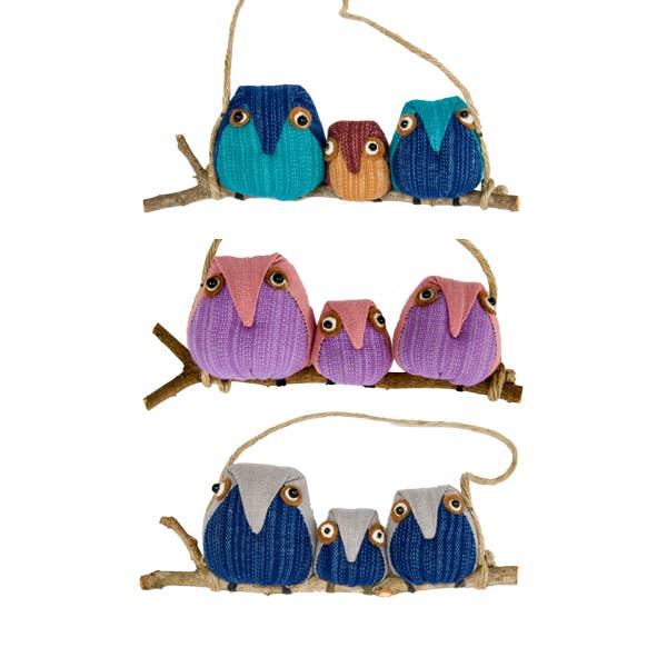 Marquet - Wholesale Ornament Set - Fair Trade Owl Christmas Ornament - Holiday Stocking Stuffer2