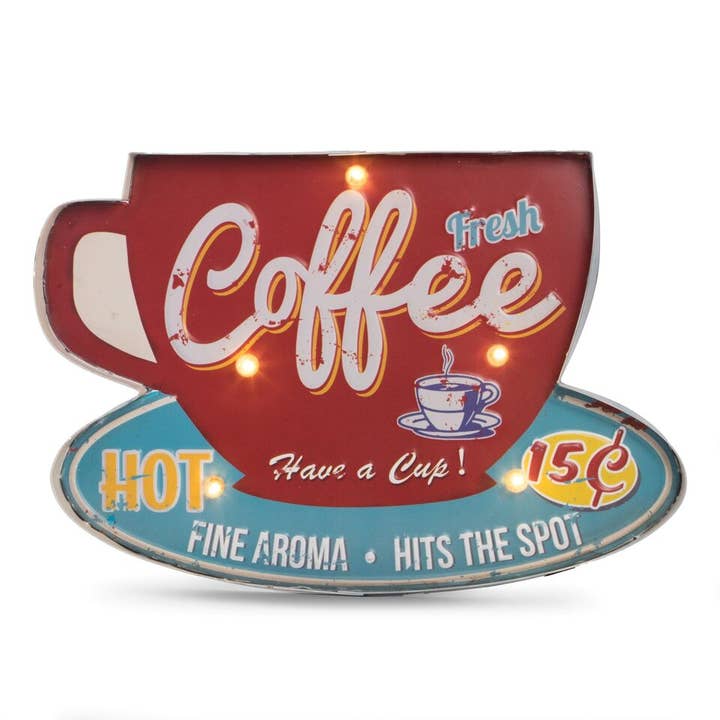 Coffee Sign Wall Decor for wholesale by BeyBerk International