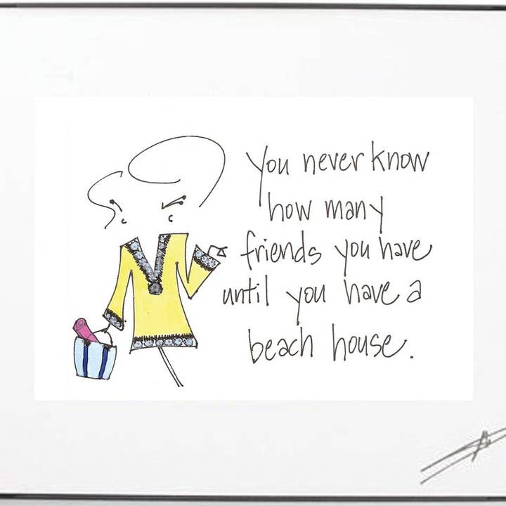 INRAMAD KONST - Tills du har ett strandhus (10135) för wholesale av Mary Phillips Designs