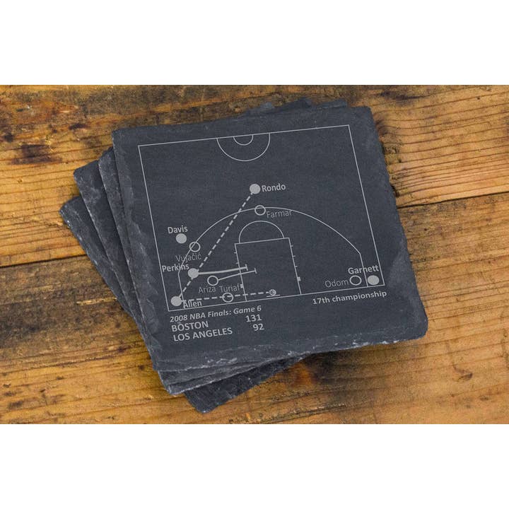 Største Celtics-skuespil: Skiferunderlag (sæt med 4) for engroshandel hos Playbook Products