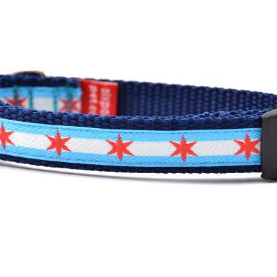 six point pet - Wholesale Pet Collar - Cat - Six Point Stars-Chicago Flag1