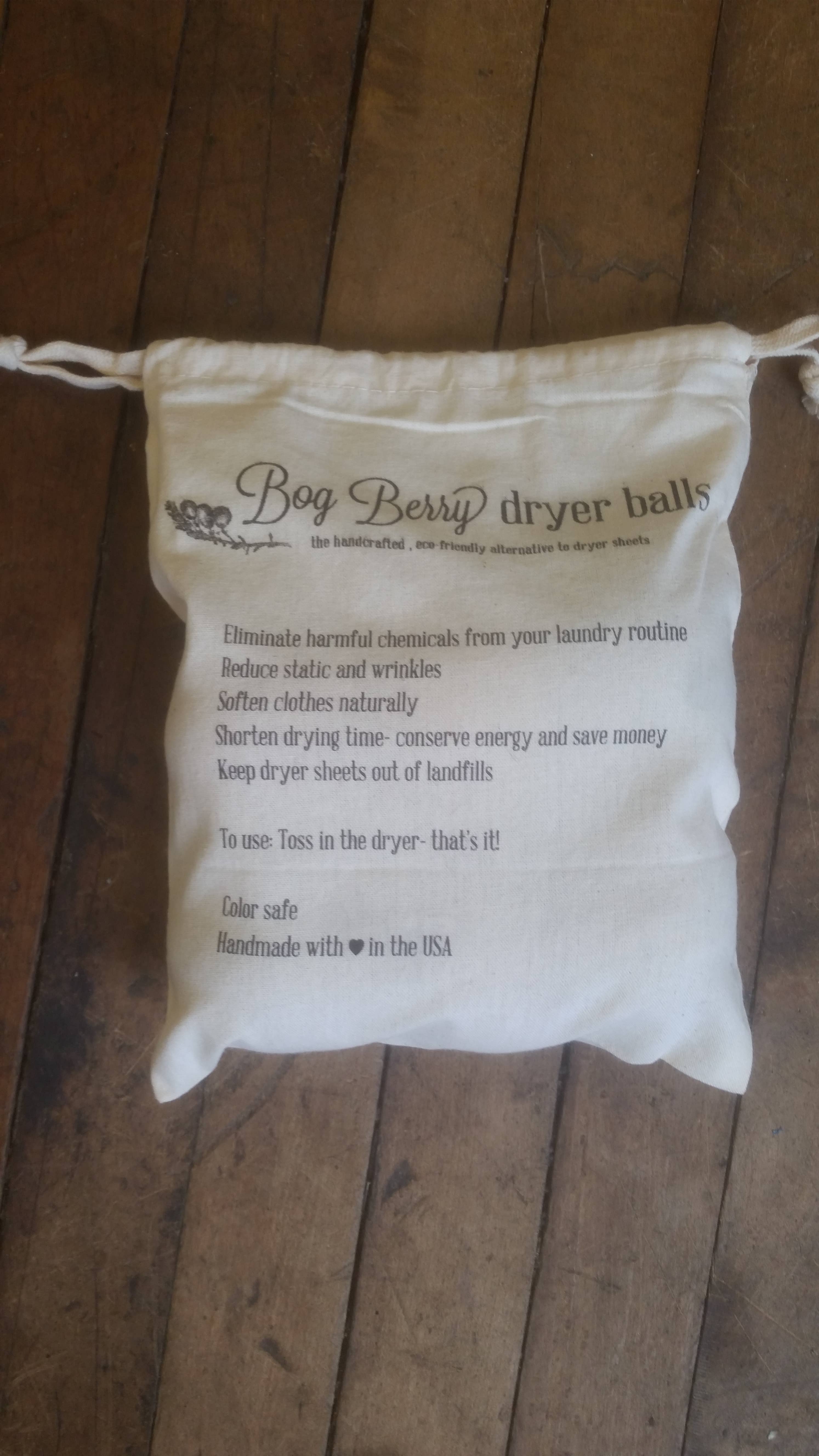 Bog Berry Dryer Balls - Wholesale Dryer Balls - Earthy Heathers - Set of 6 Wool Dryer Balls zero waste6