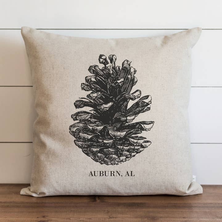 Pine Cone Pillow Cover for wholesale by Porter Lane Home