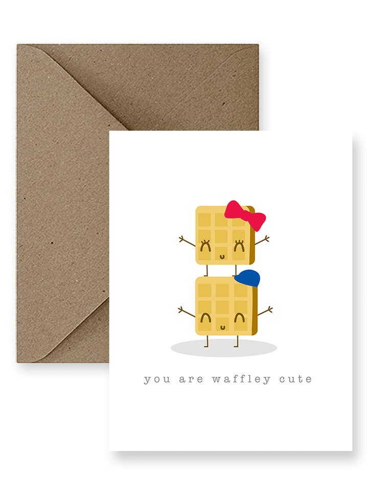 You are Waffley Cute Love Card for wholesale by IMPAPER