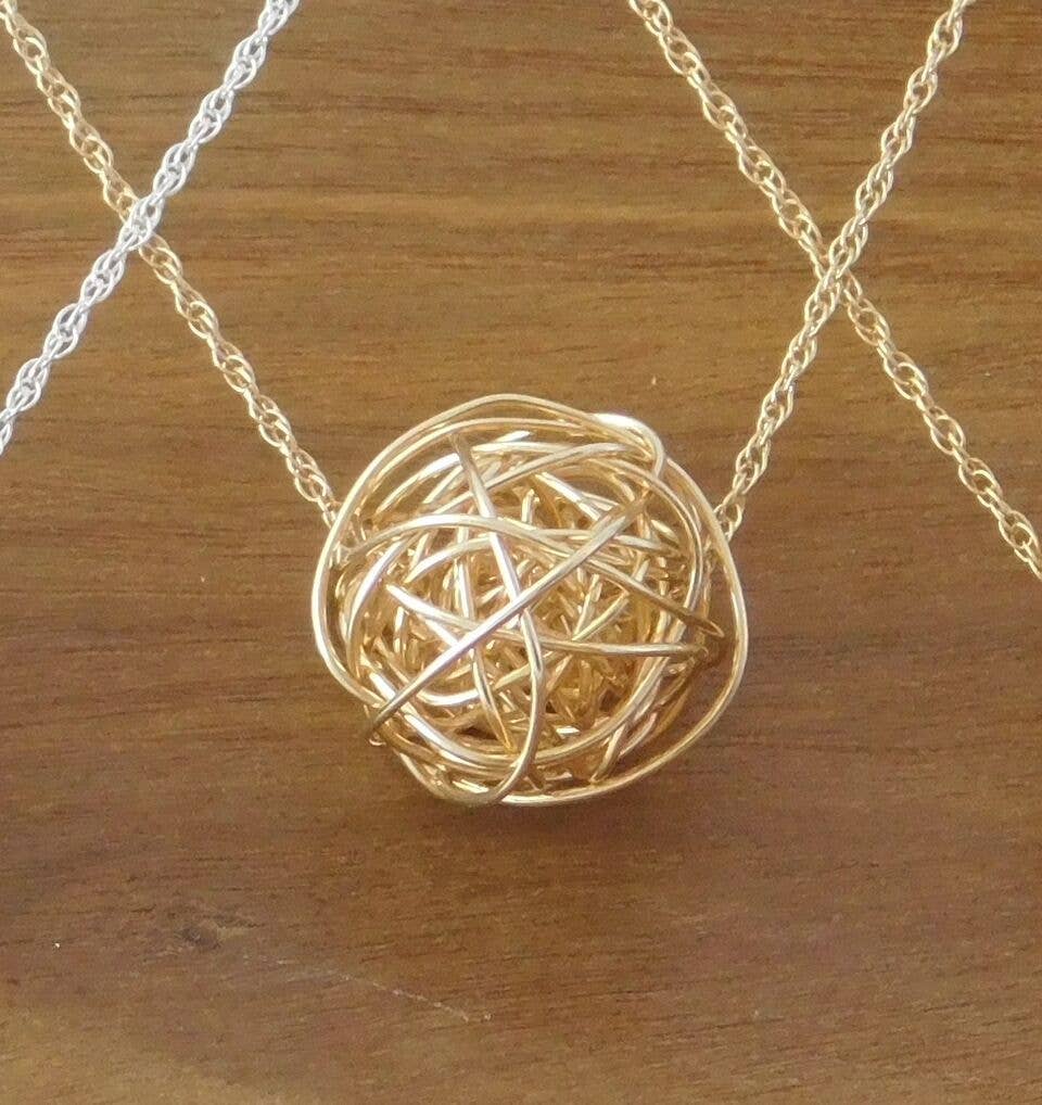 Silverthread Designs - Wholesale Pendant/Charm Necklace - Gold-Filled Drop on 18" Gold-Filled Chain1