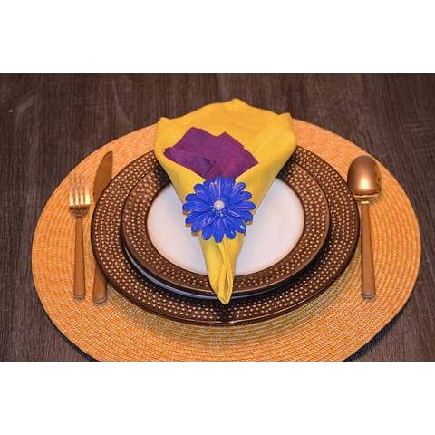 Vibhsa - Wholesale Napkin ring - Blue Pearl Napkin Rings - Set of 41