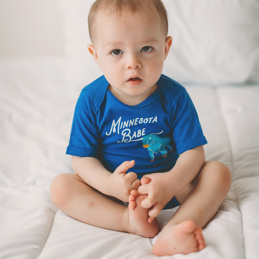 Sweetpea and Co. - Wholesale Bodysuit (Non-Footed) - Baby - Minnesota Babe baby onesie, Baby Bodysuit6