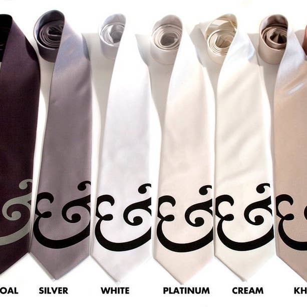 Cyberoptix Tie Lab - Wholesale Necktie - Men's - Ampersand Necktie. Caslon Font Tie3