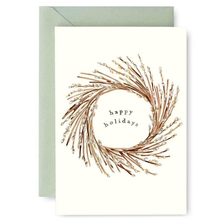 Grußkarte mit Astkranz für den Großhandel von Lana's Shop