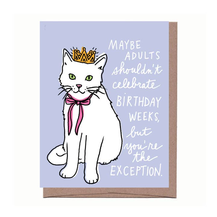 Biglietto di auguri per la settimana per la vendita all'ingrosso da parte di La Familia Green