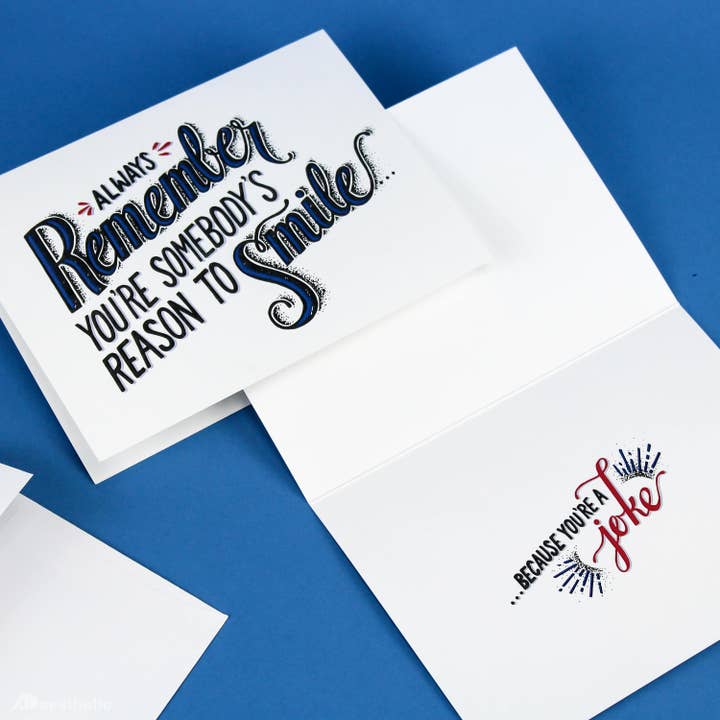 AD Aesthetic - Wholesale Everyday Greeting Card - You're A Joke Greeting Card4