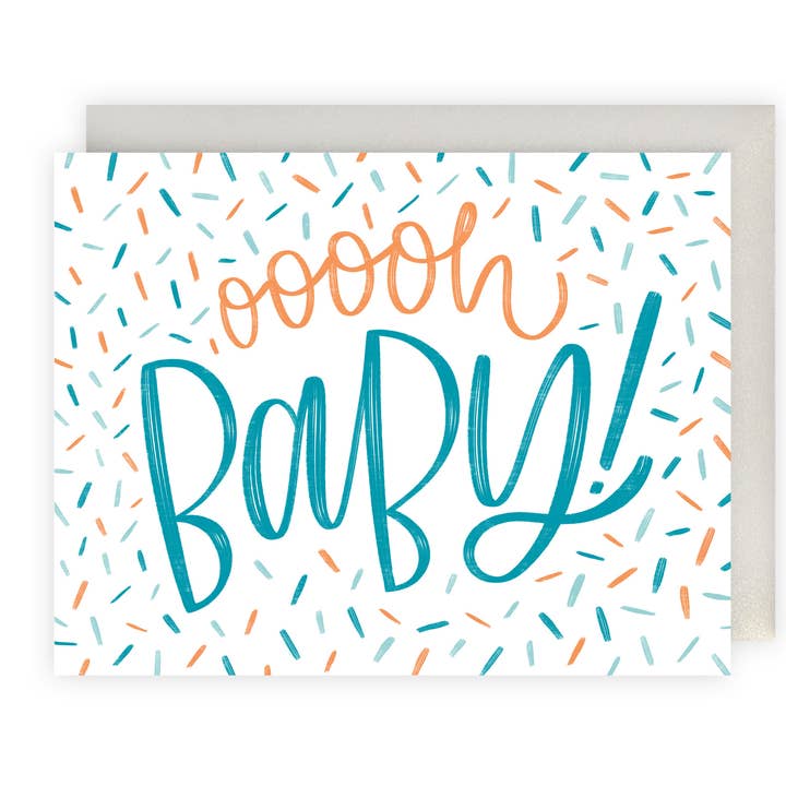 Oh Bébé Bleu pour la vente par Offbeat Paper Co.