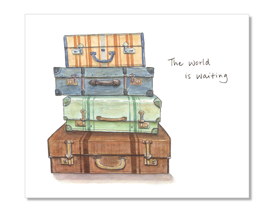 Gotamago - Wholesale Art Print - World is Waiting — Archival Print 8"x10"0