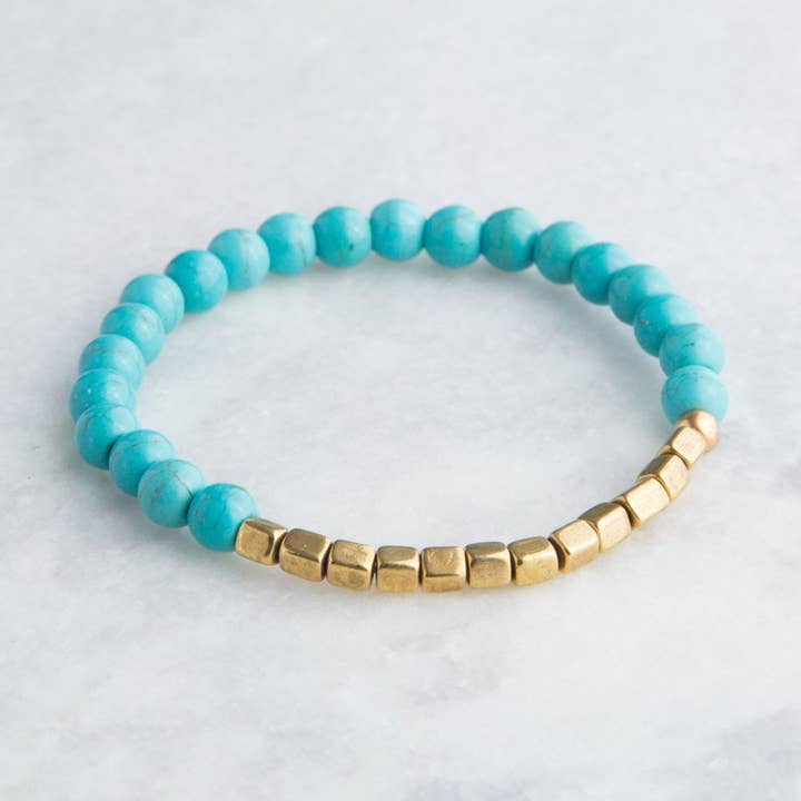 Turquoise Awali Bracelet for wholesale by Bird + Stone