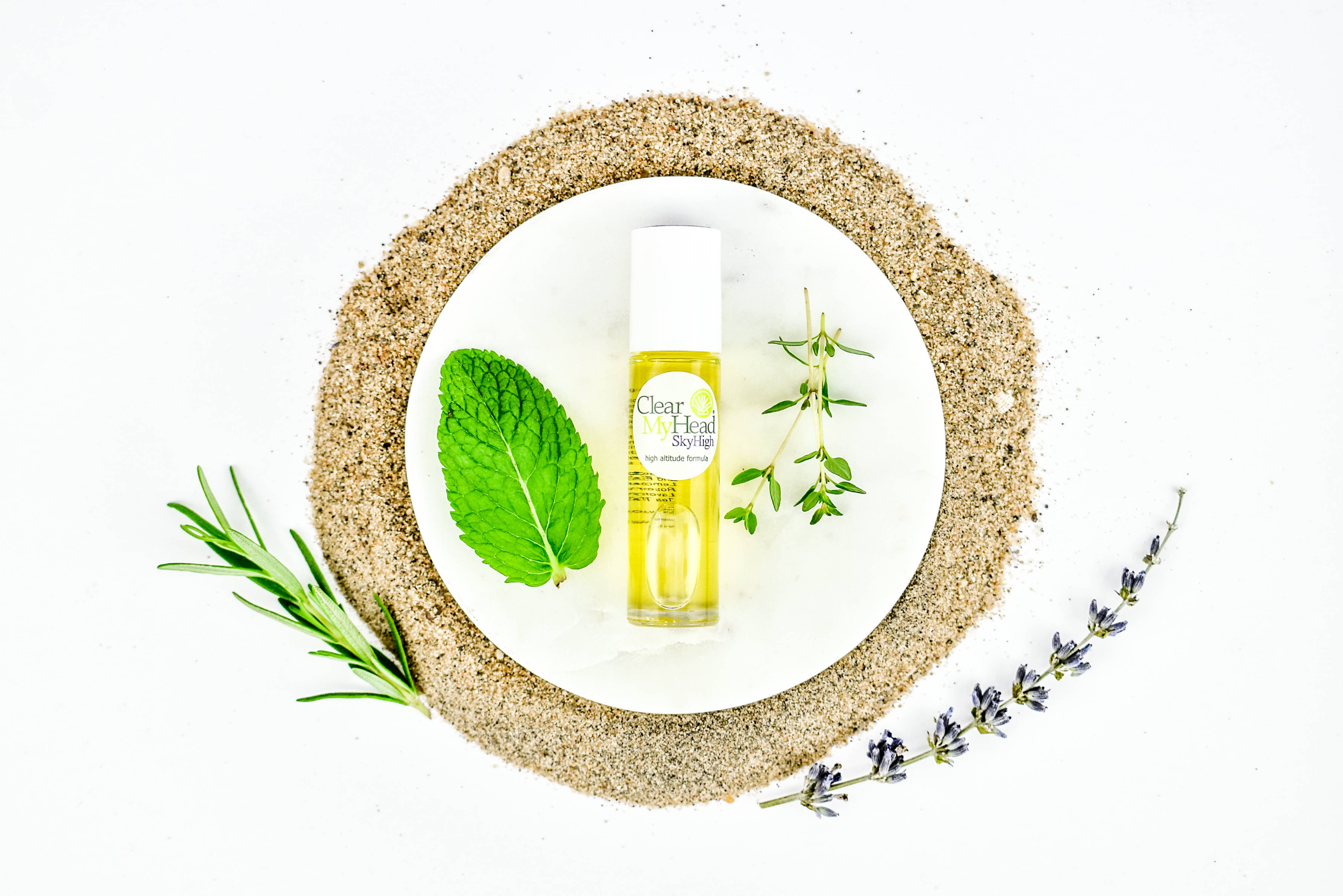 Clear My Head Ltd - Wholesale Roll-on etherische olie - 'Sky High' Altitude Roll-on (bulk boxed)3