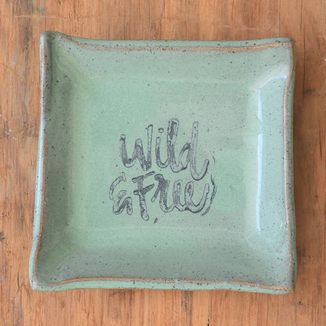 Square Dish - Wild & Free for wholesale by Mud & Maker