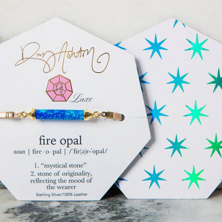 Luxe Fire Opal Choker - Teal for wholesale by Rory Ashton Jewelry