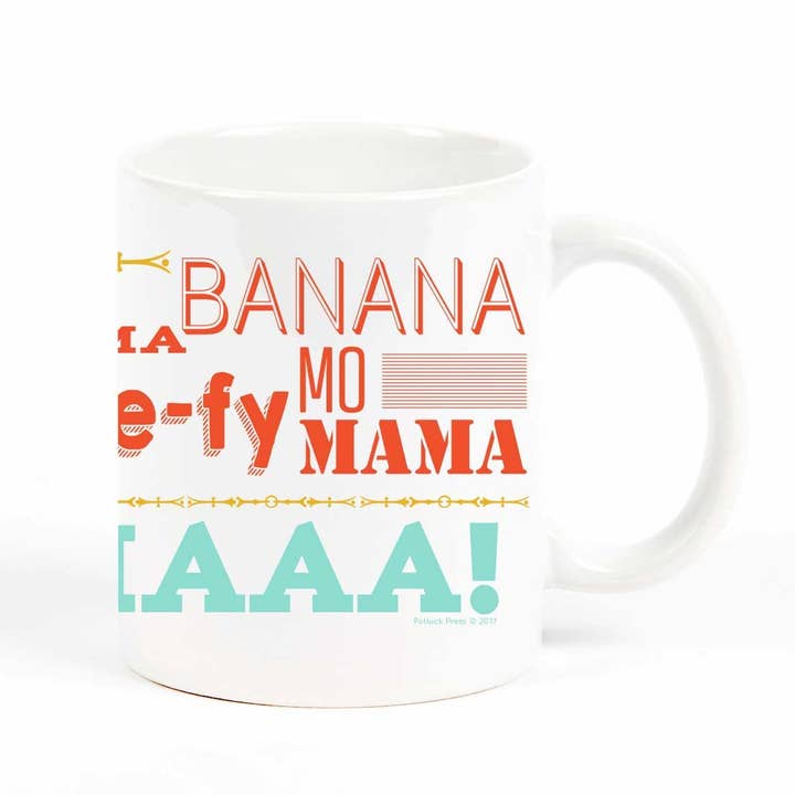 Mama Mama Bobama Mug for wholesale by Potluck Press
